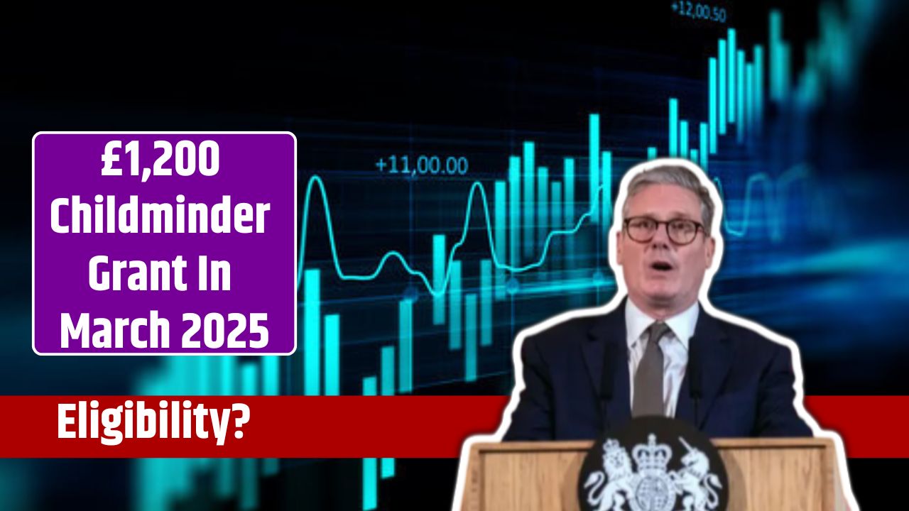 £1,200 Childminder Grant In March 2025