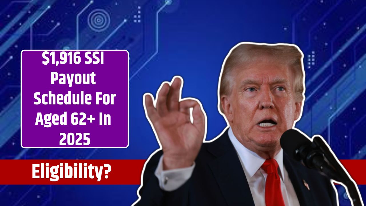 $1,916 SSI Payout Schedule For Aged 62+ In 2025