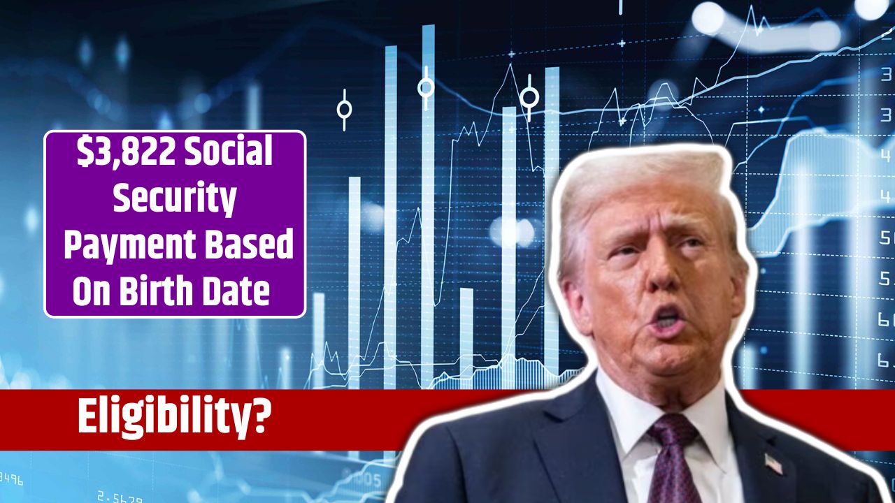 $3,822 Social Security Payment Based On Birth Date