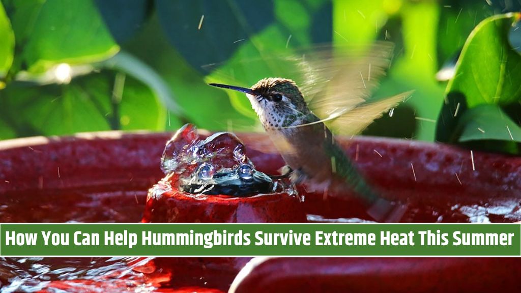 How You Can Help Hummingbirds Survive Extreme Heat This Summer