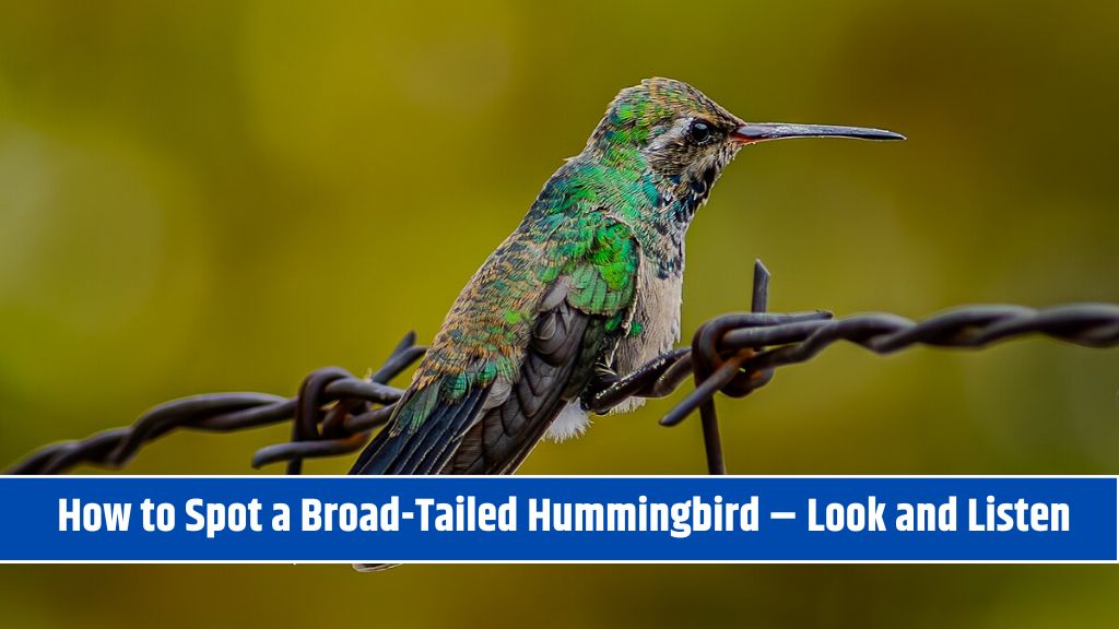 How to Spot a Broad-Tailed Hummingbird – Look and Listen
