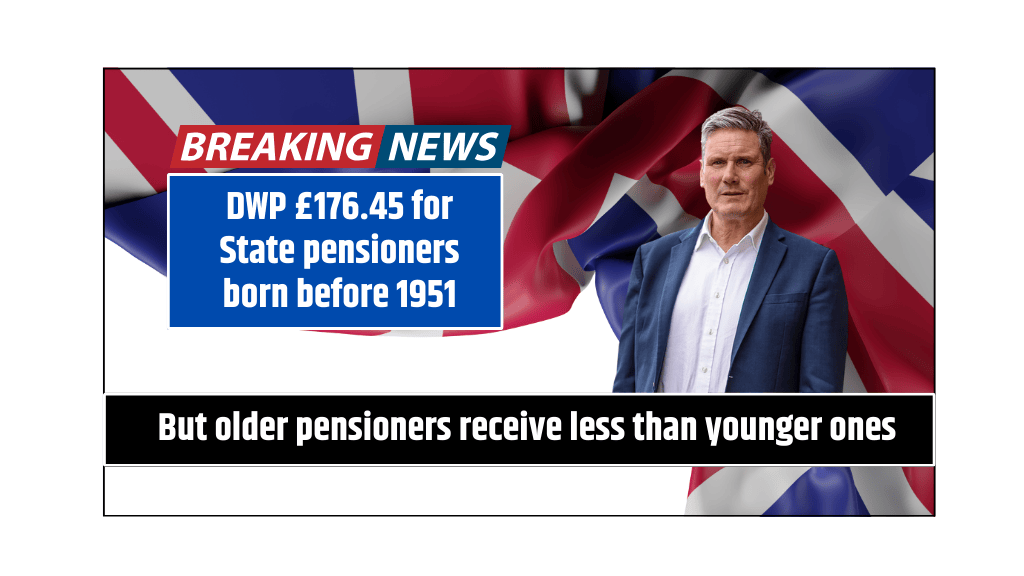 DWP £176.45 for State pensioners born before 1951 But older pensioners receive less than younger ones